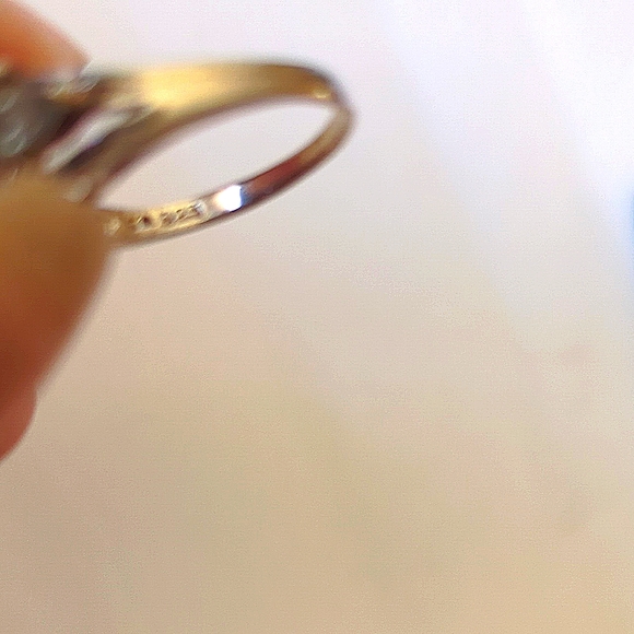 Aquamarine Silver ring - Picture 4 of 5